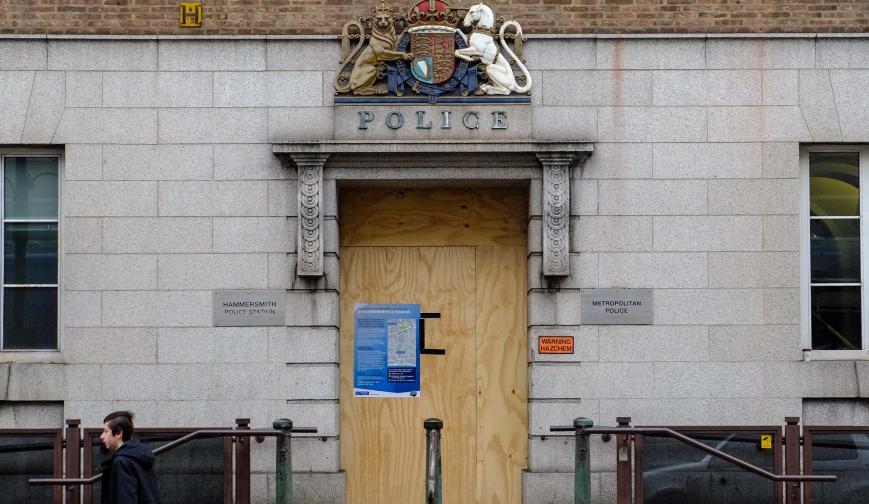 Derelict police station