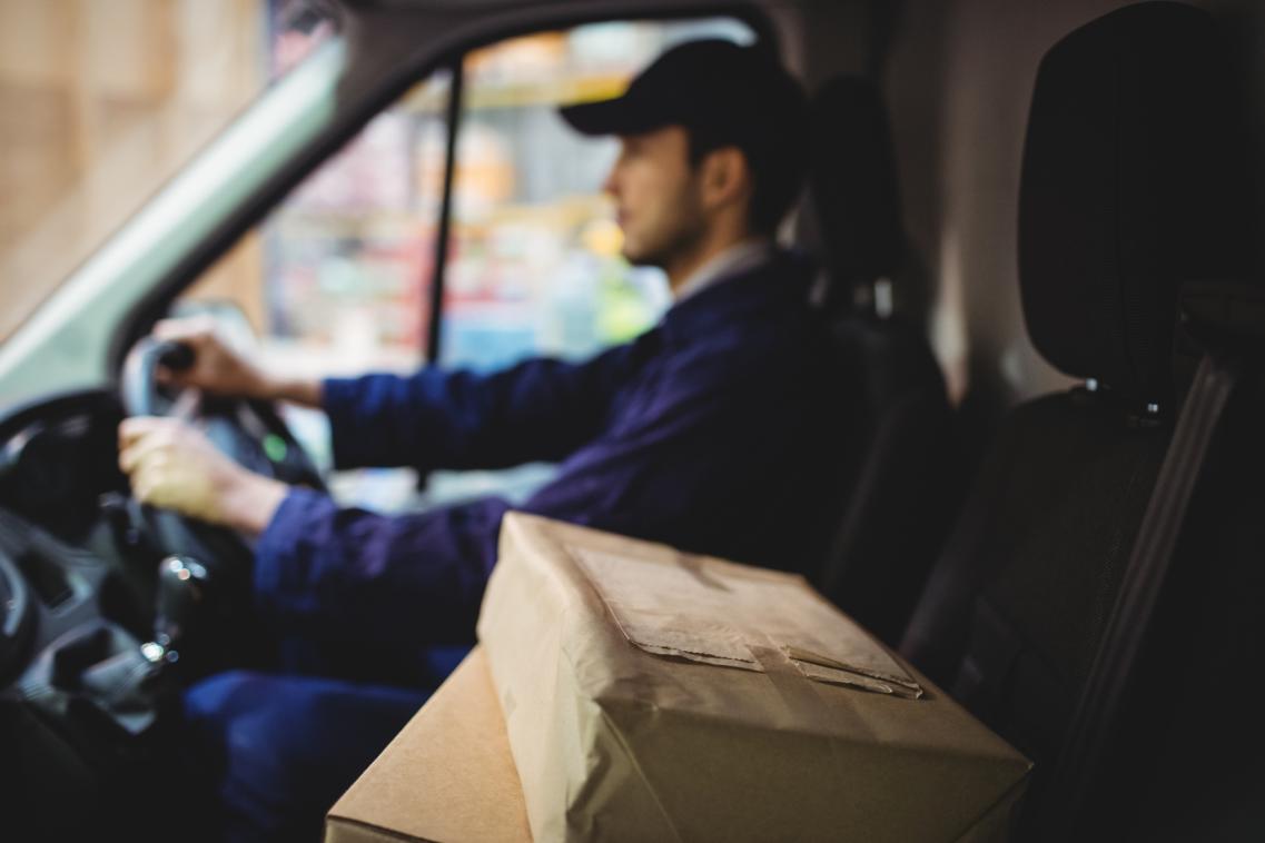 Image of a delivery driver