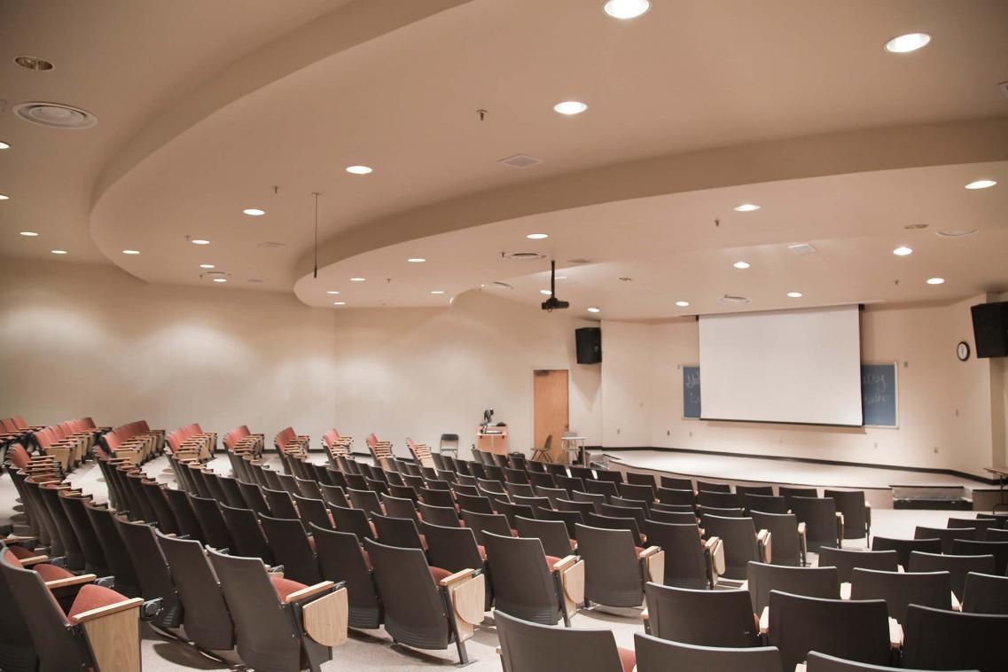 Empty lecture theatre