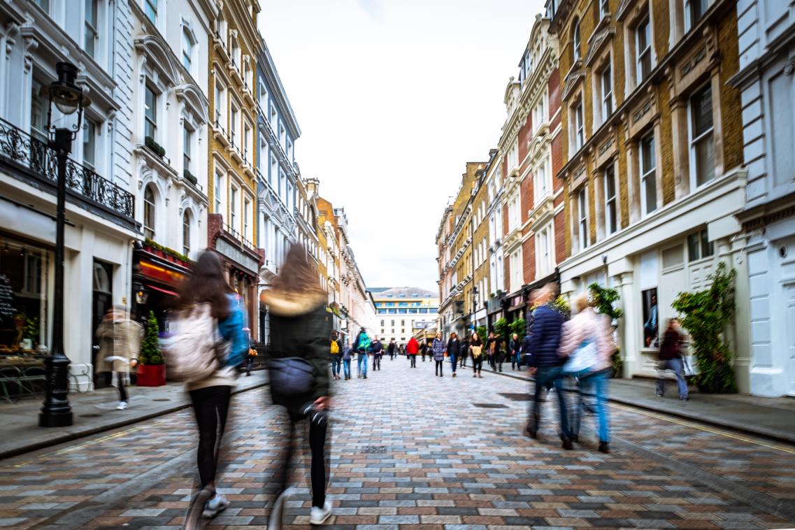 An image of a high street