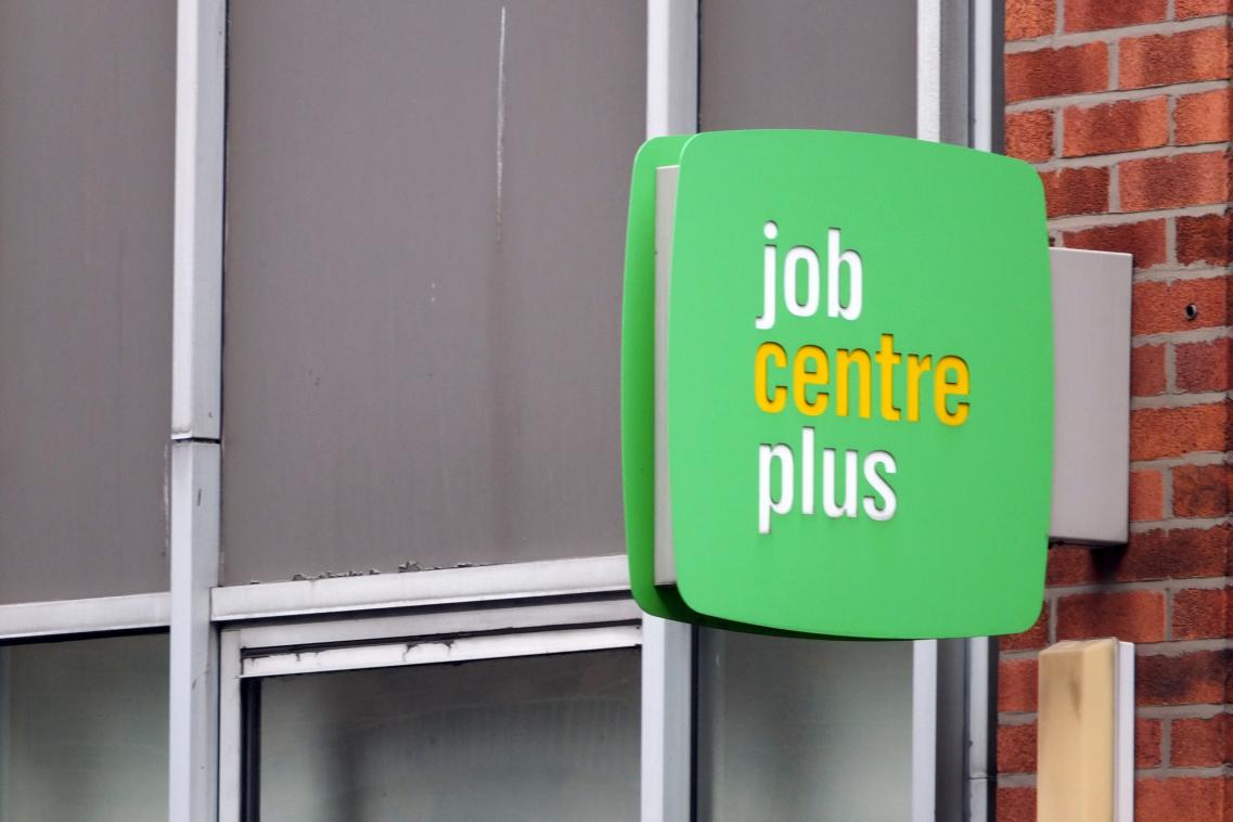 Image of Job Centre Plus sign