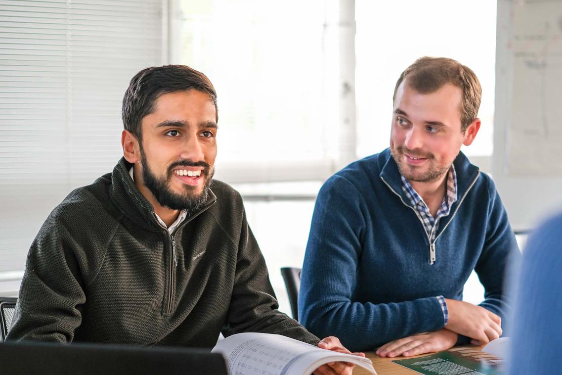 IFS staff in the office