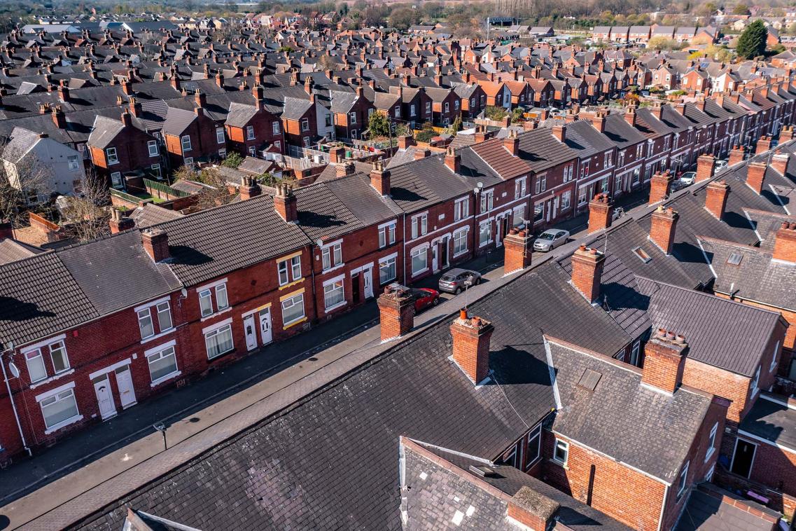 Row of terraced houses