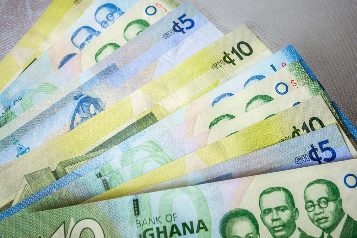 Ghana cedi bank notes