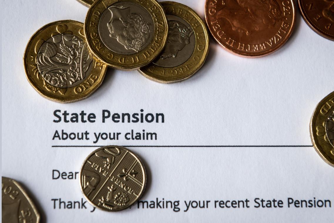 State Pension claim form