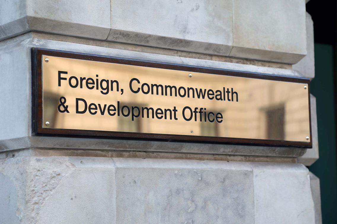 Foreign Office sign