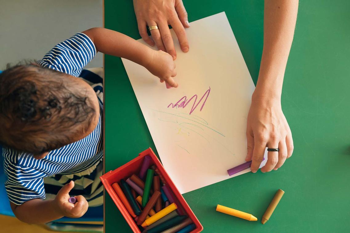 Child drawing