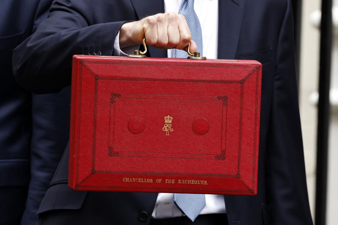 An image of the Chancellor's red box