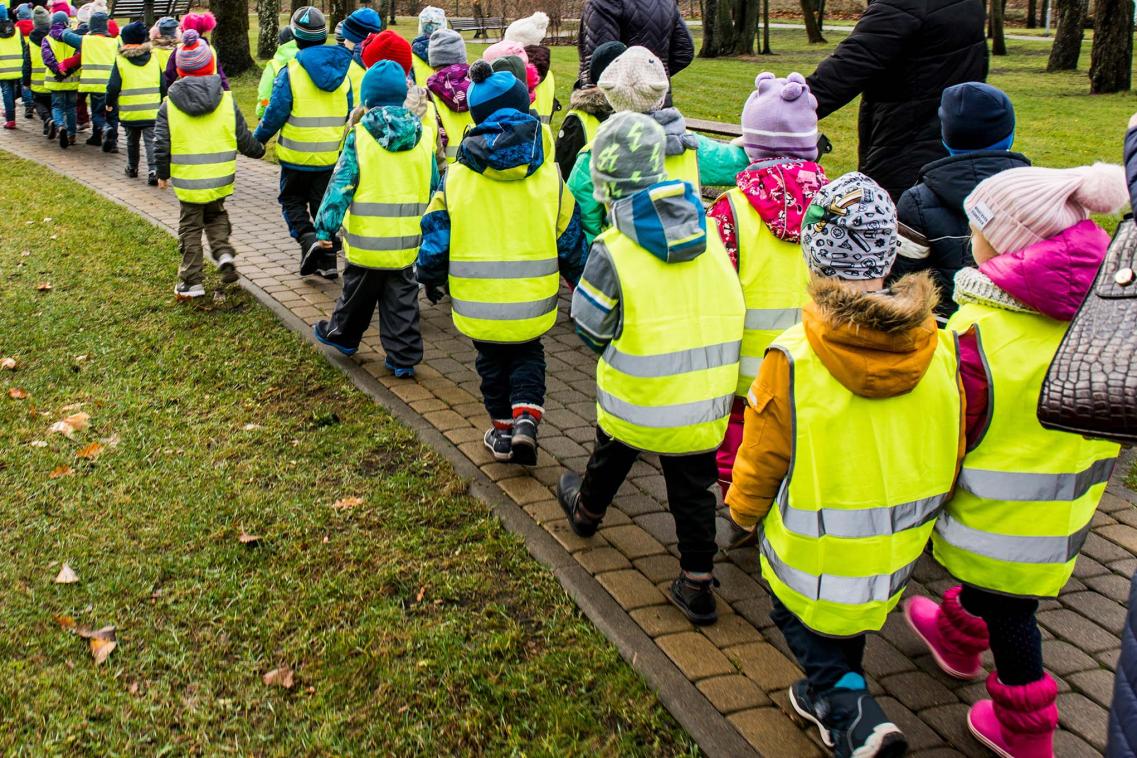 Children on a school trip