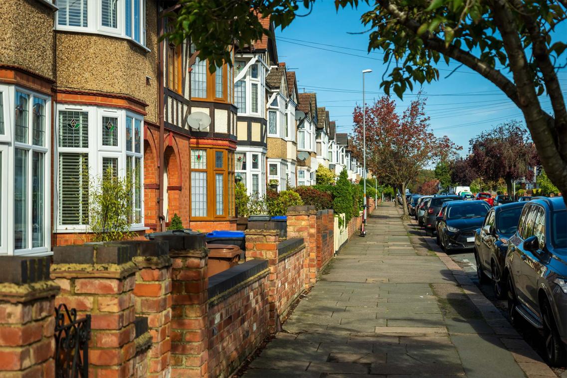 London terraced housing