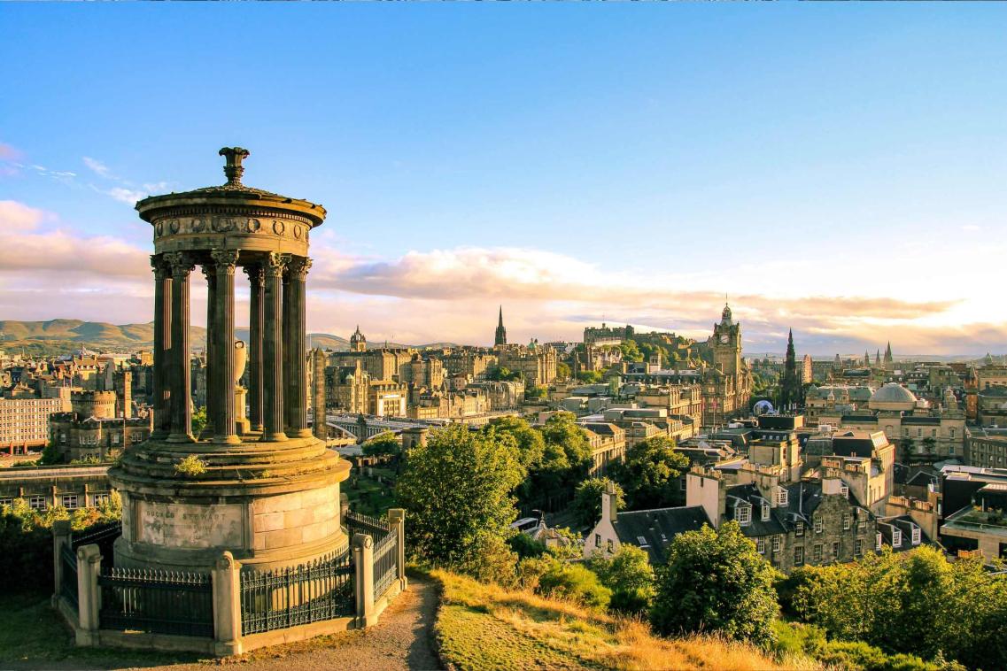 Edinburgh skyline seen from Calton Hill