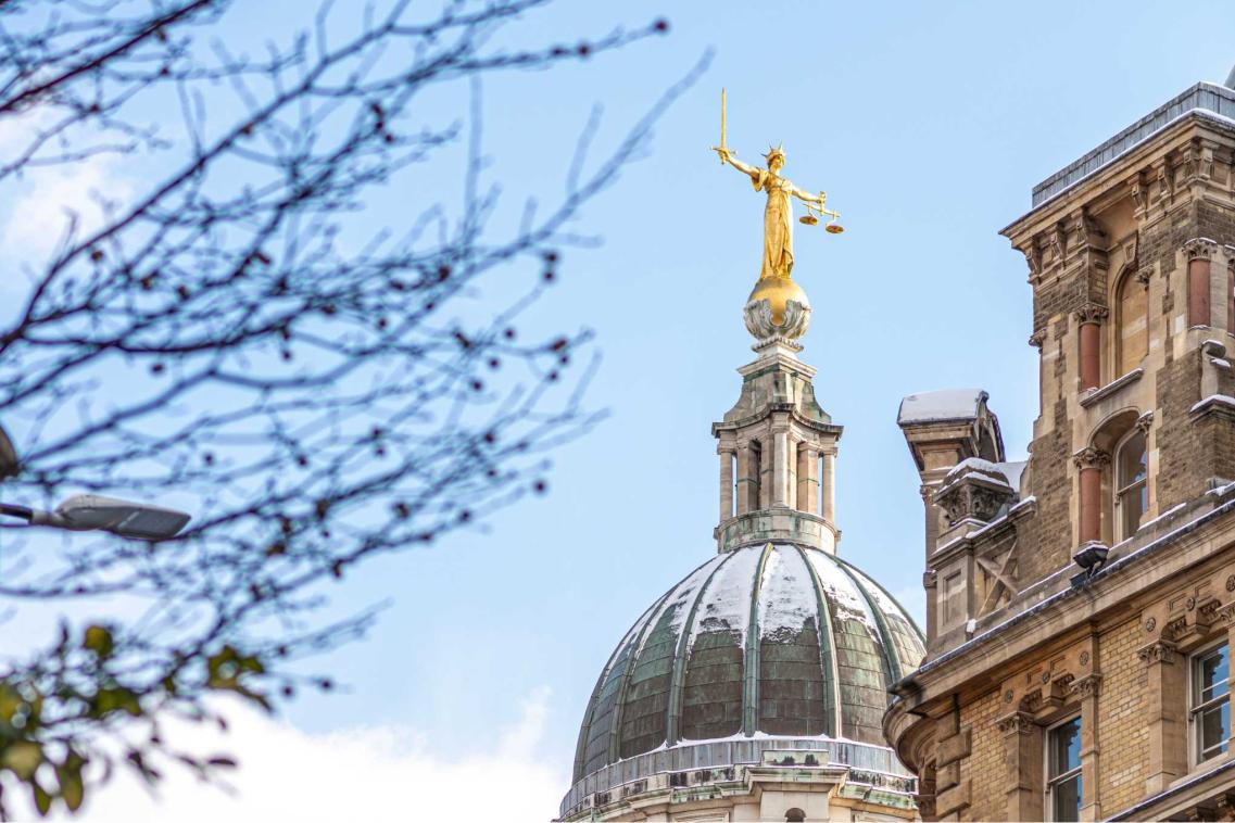 Old Bailey Central Criminal Court in London