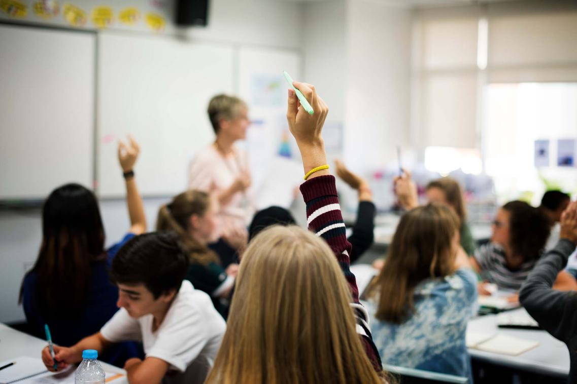 Sixth form classroom