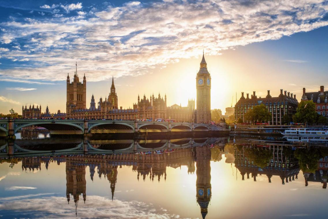 Westminster at sunrise