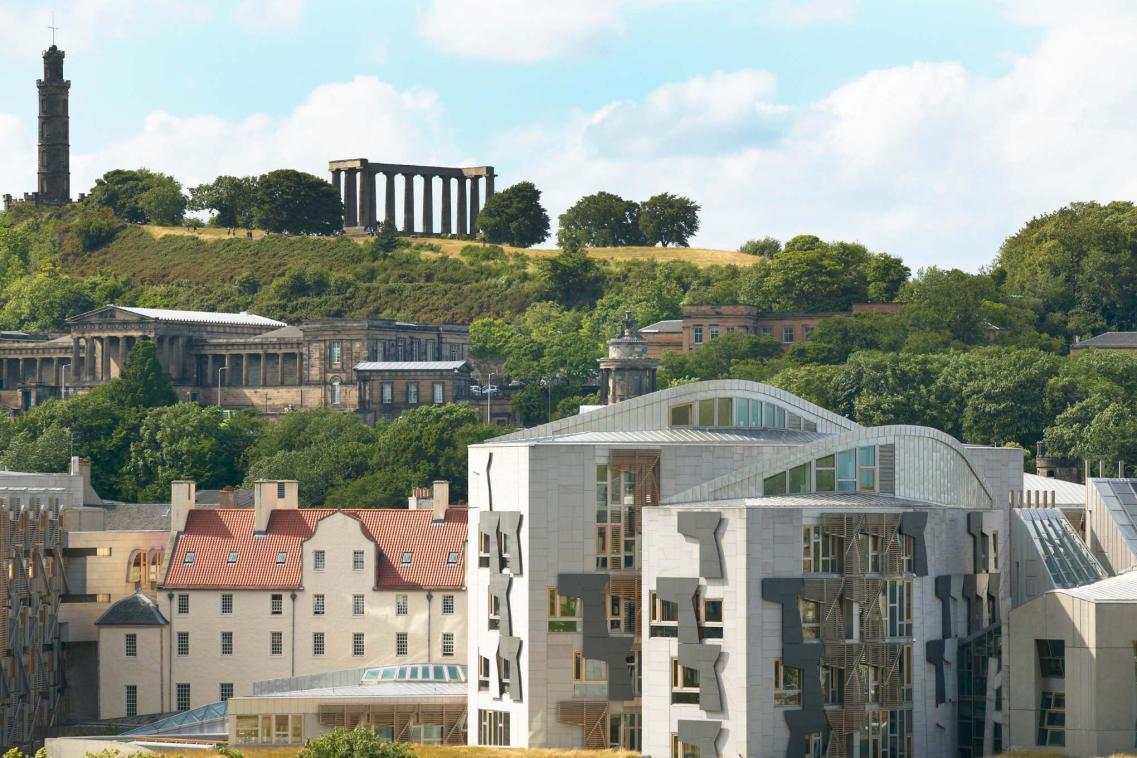 view of scottish parliament