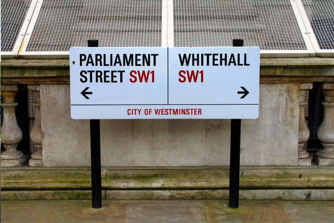 whitehall street sign