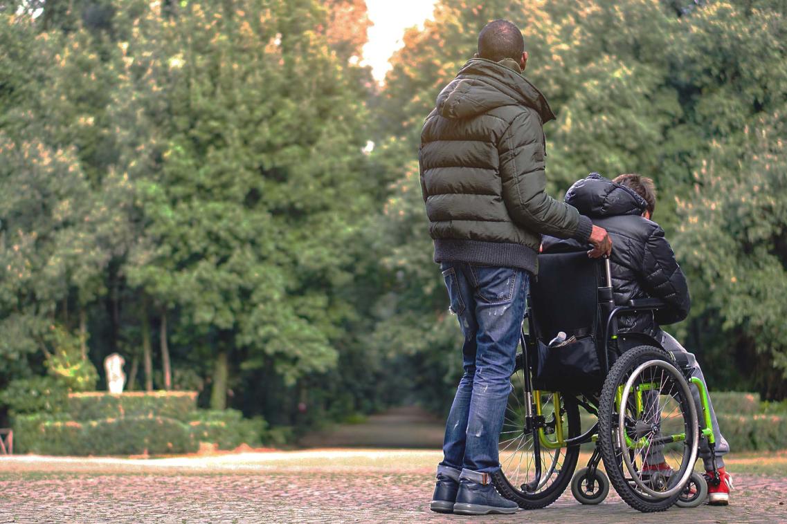 People with wheelchair