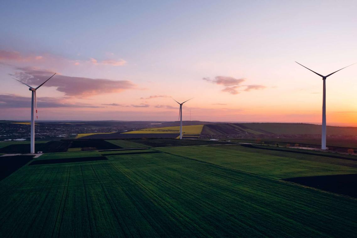 wind turbines
