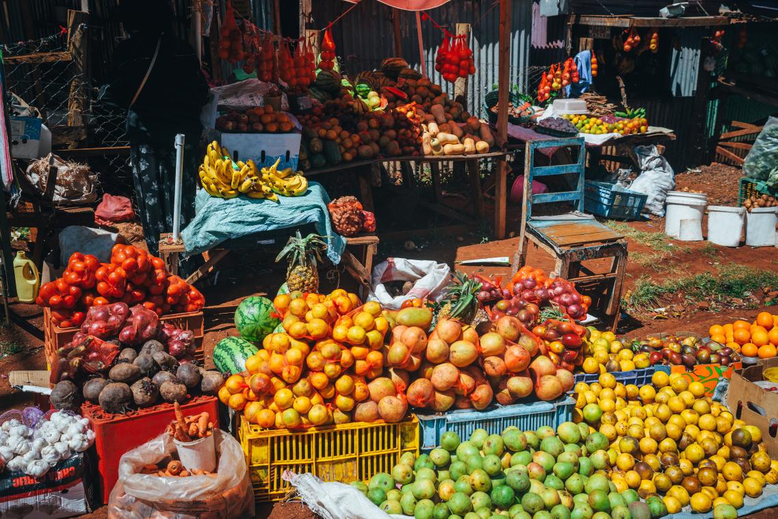 Africa fruits stall