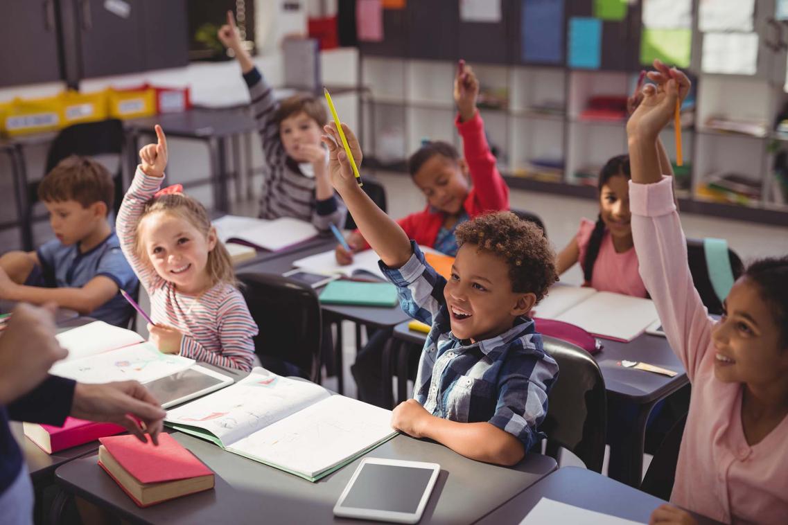 Children in classroom