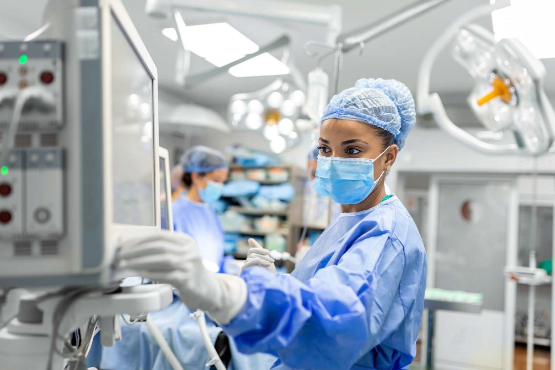 Doctor in surgery