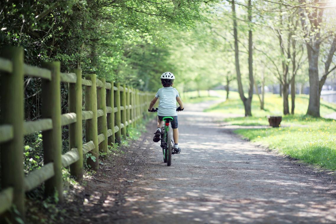 child cycling