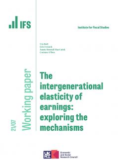 IFS WP2021/07 The intergenerational elasticity of earnings: exploring the mechanisms