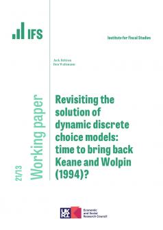 Revisiting the solution of dynamic discrete choice models: time to bring back Keane and Wolpin (1994)?
