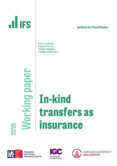 In-kind transfers as insurance
