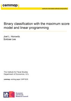 Working paper cover