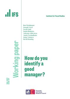 Working paper cover