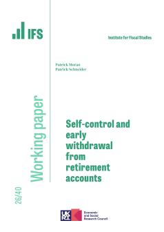 Working paper cover