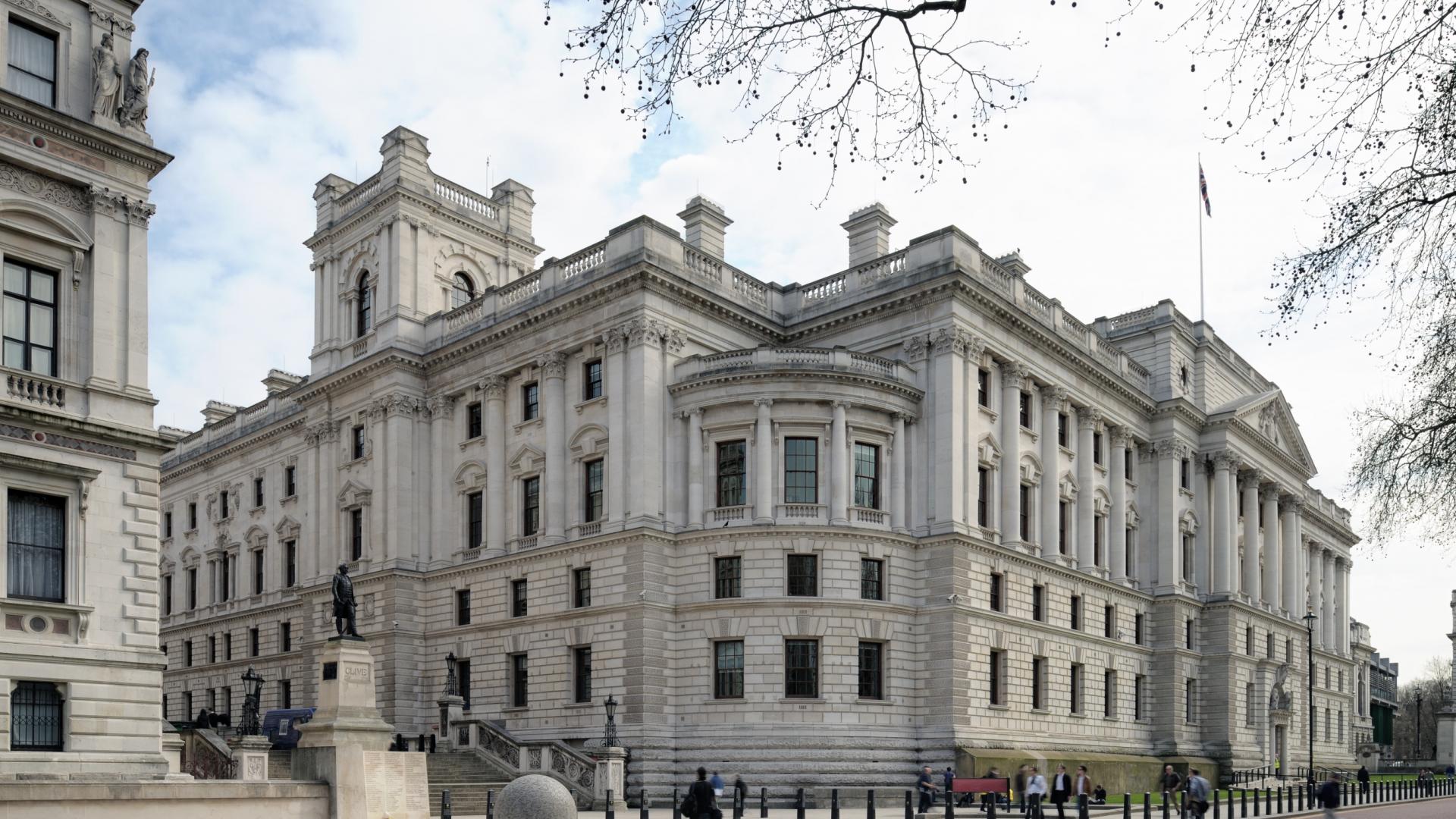 Image of the HM Treasury building