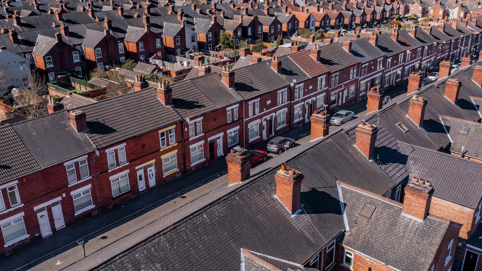 Row of terraced houses