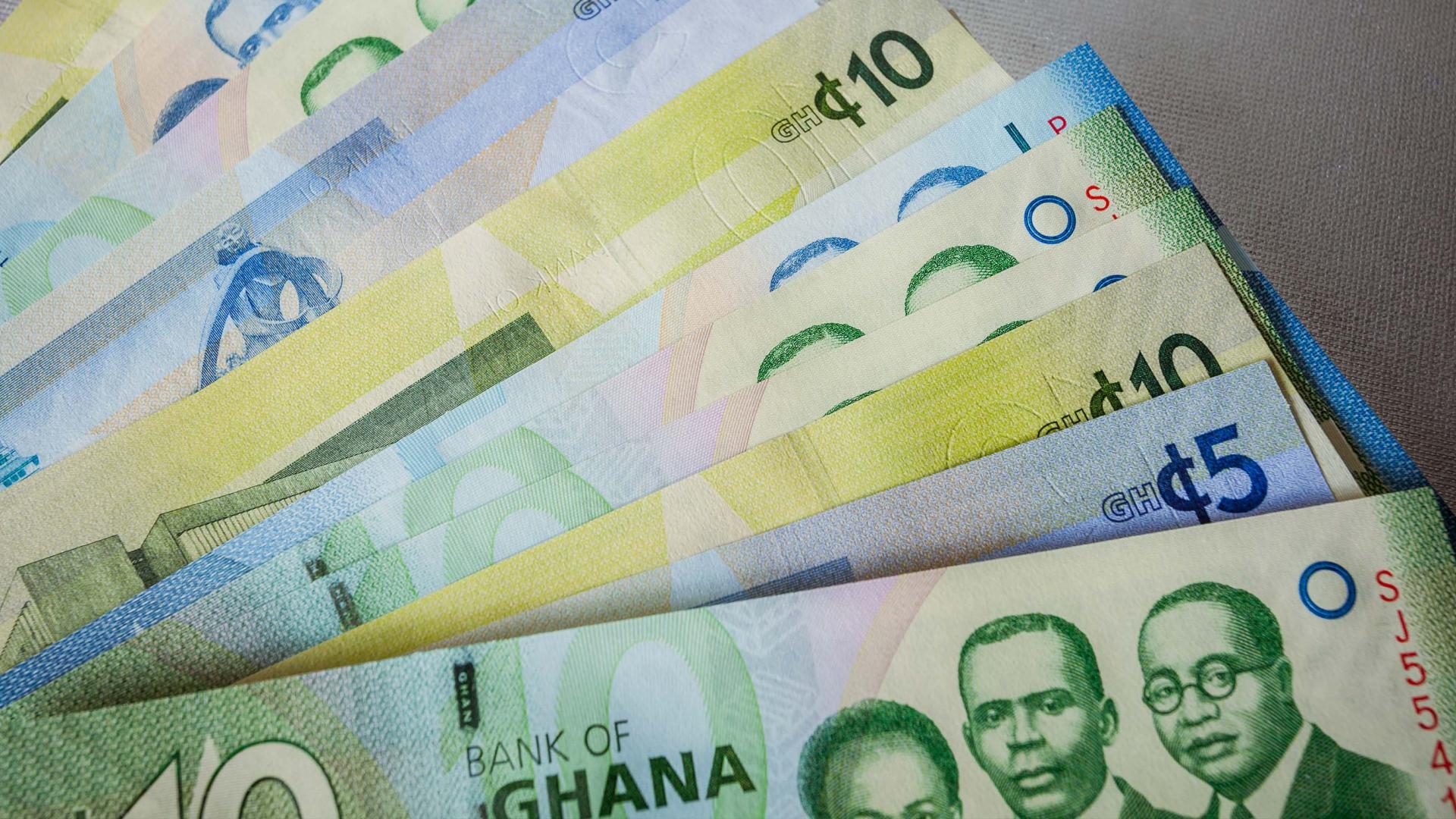 Ghana cedi bank notes