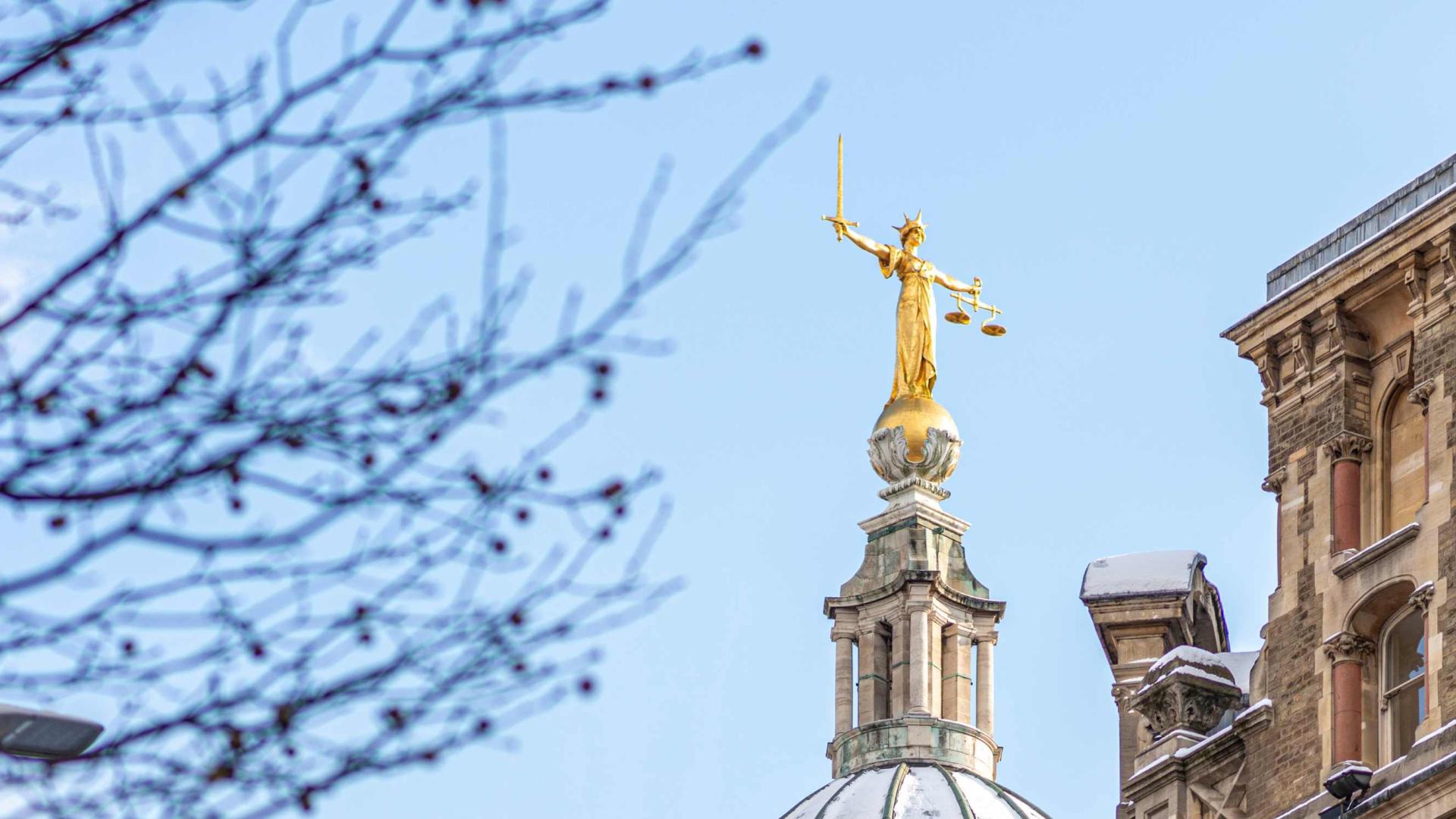 Old Bailey Central Criminal Court in London
