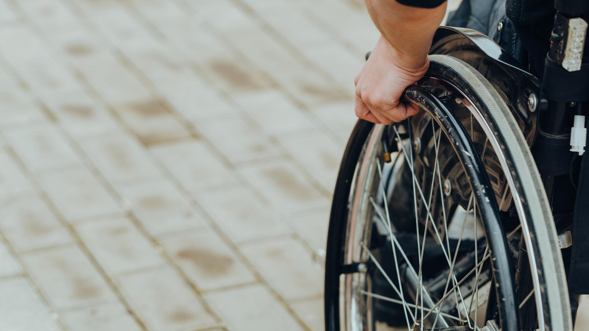 Person in wheelchair