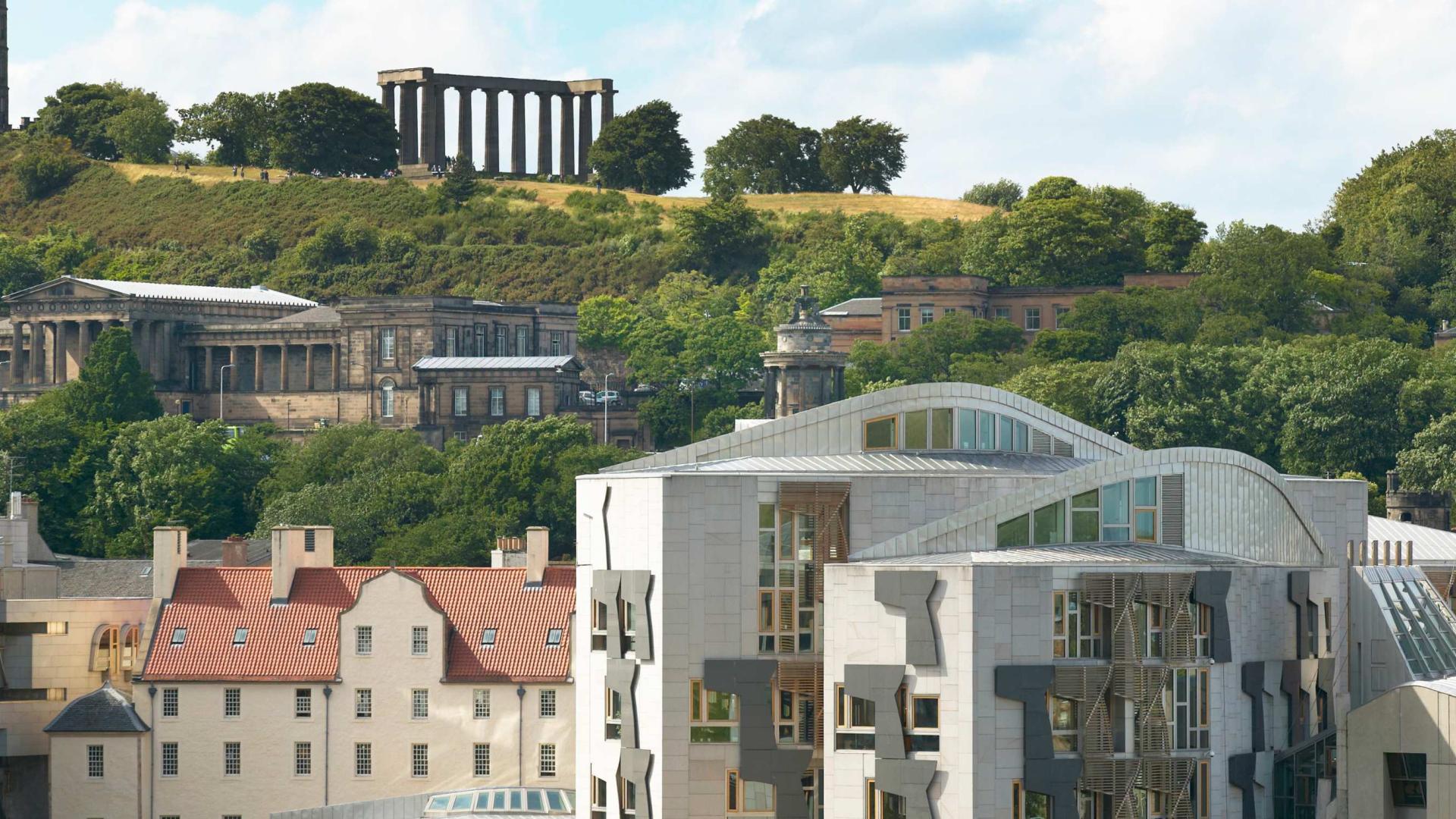 view of scottish parliament