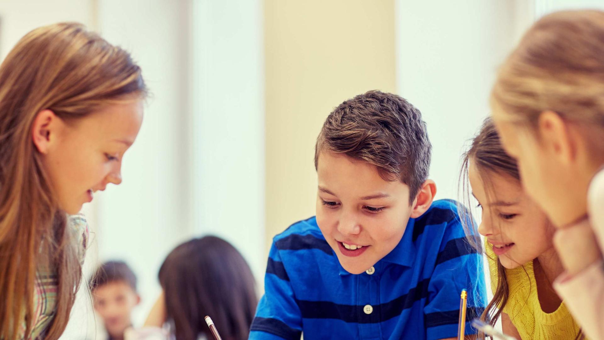 children in school