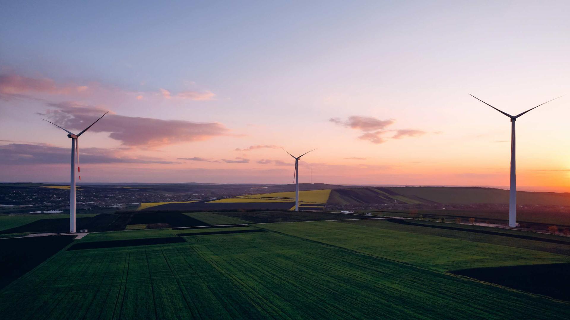 wind turbines