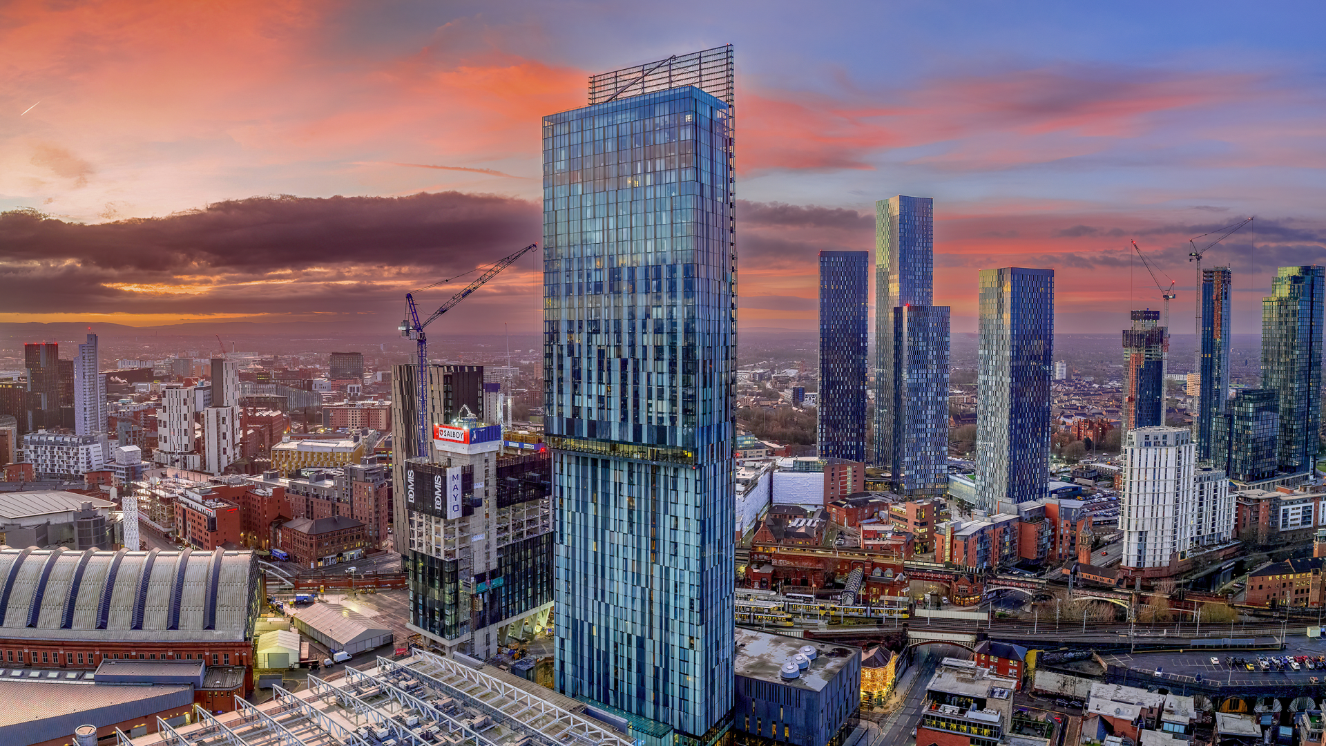 Manchester skyline