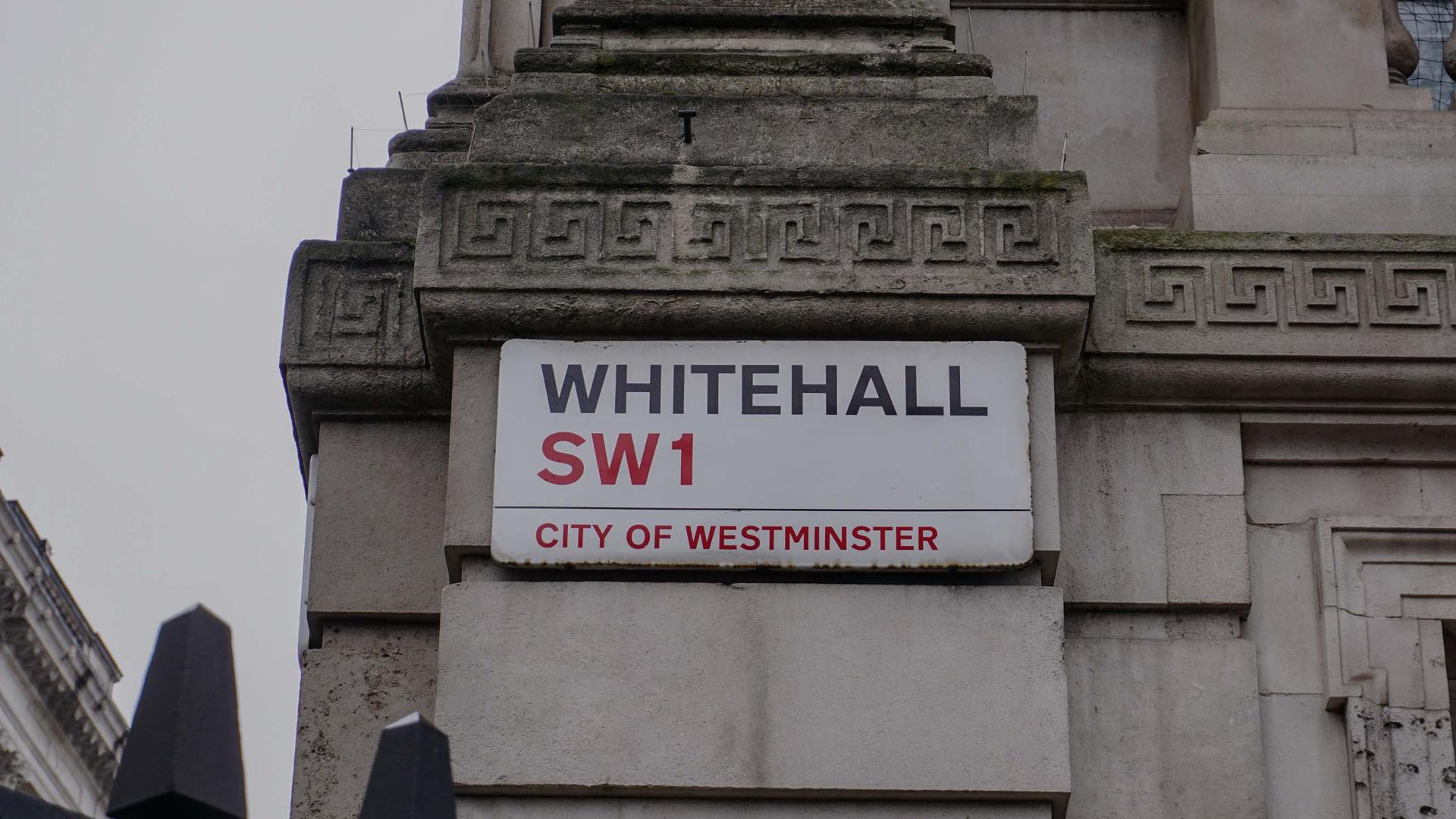 Whitehall sign