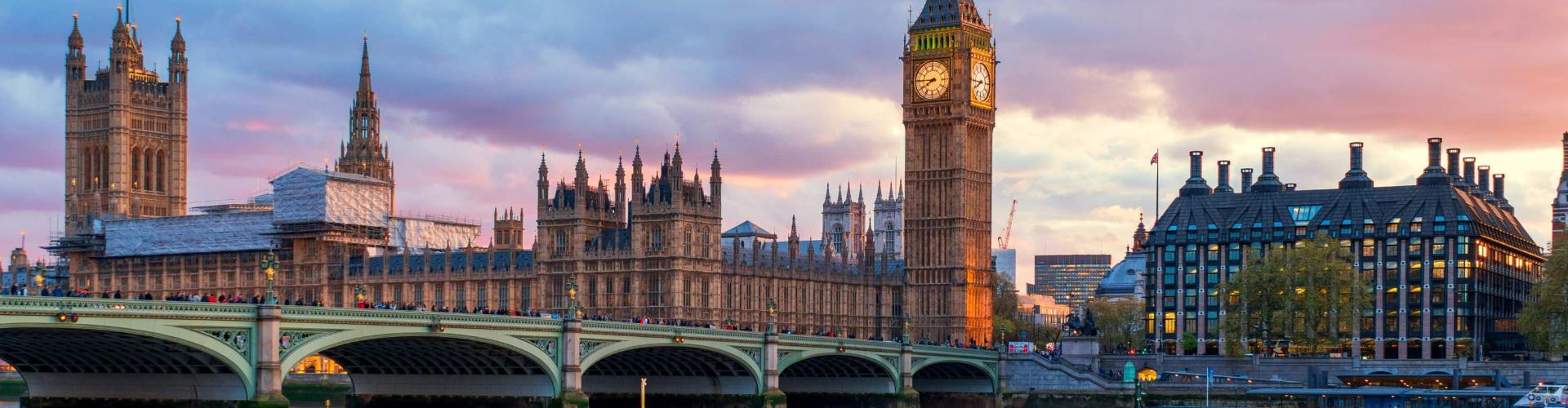 Westminster at sunset