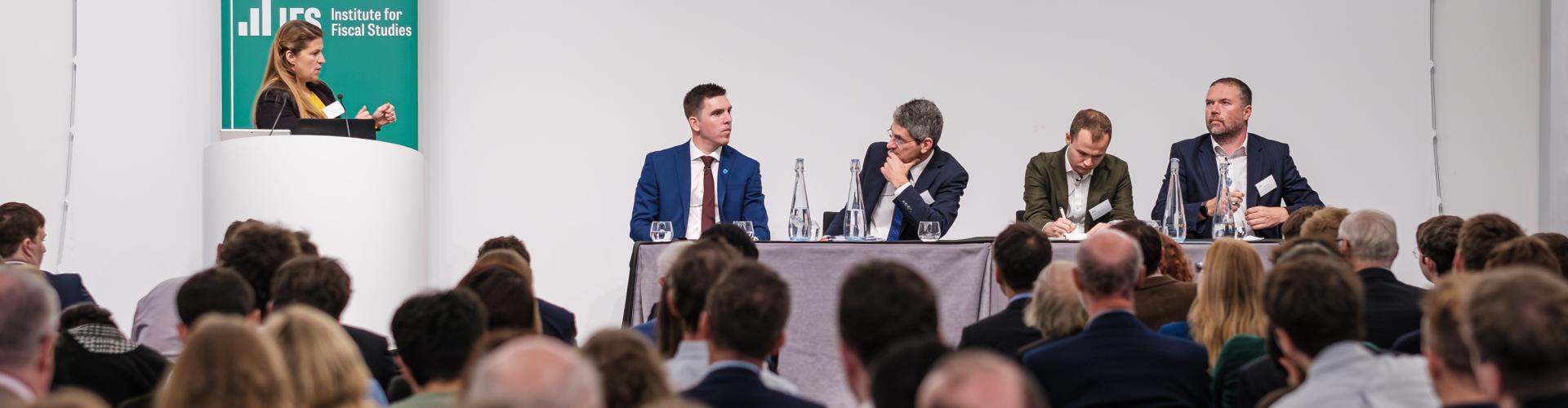 A photo of an IFS panel event