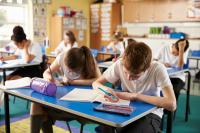 Image of children working in a classroom