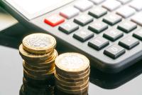 Pound coins and calculator