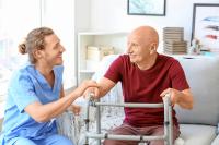Patient with nurse
