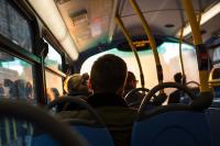 Young people on the bus