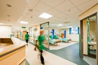 Photo of a busy hospital
