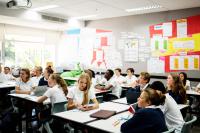 Classroom with students